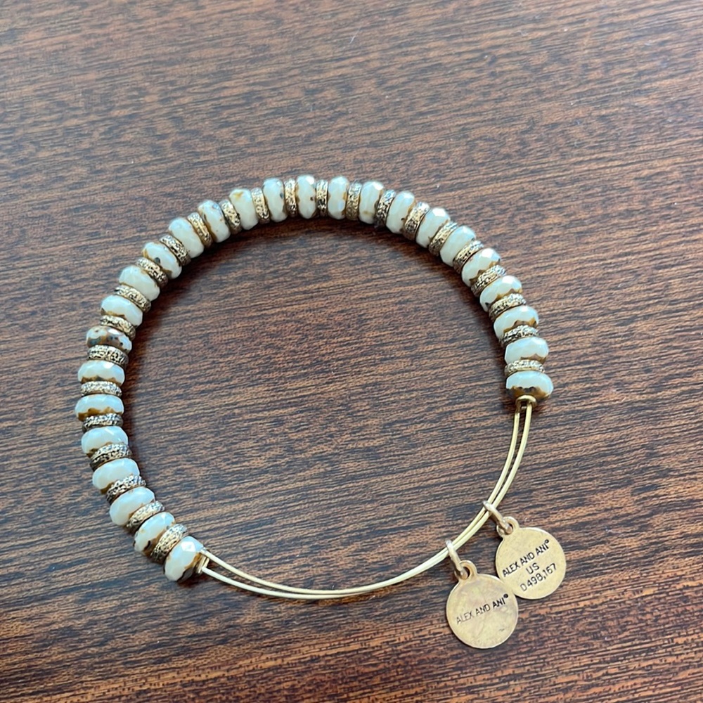 Alex and Ani beaded bangle